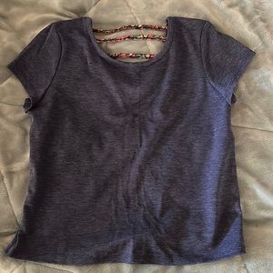 Navy Crop Top